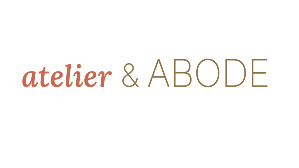 Official Atelier (Terracotta) & Abode (Gold ) Logo